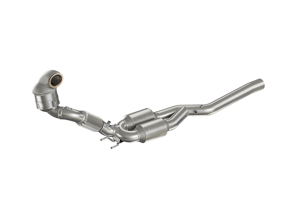 HJS ECE Downpipe - VAG 2.0 T(F)SI EA888 GEN.3 AWD OPF (Golf Mk7 R, S3 8V, Leon Cupra, TTS))