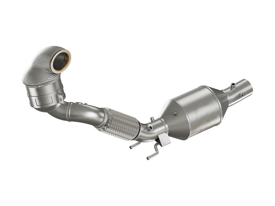 HJS ECE Downpipe - VAG 2.0 T(F)SI EA888 GEN.3 FWD OPF (Golf Mk7 TCR)