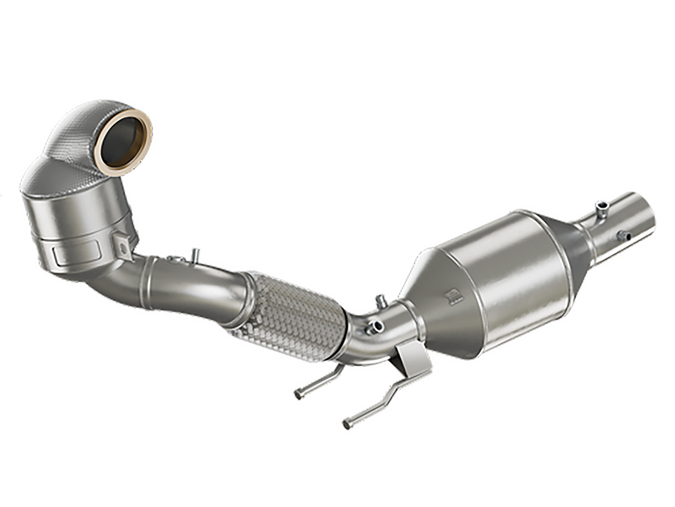 HJS ECE Downpipe - VAG 2.0 T(F)SI Polo AW1 GTI A1 GB OPF 200HP