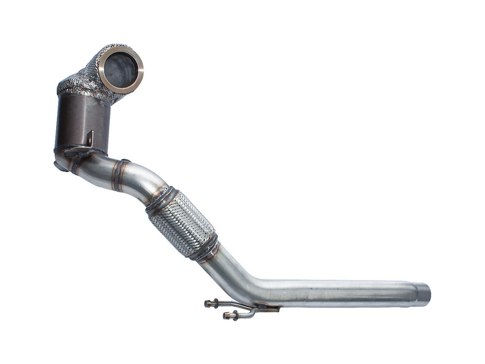 HJS ECE Downpipe - VAG 1.8-2.0 TSI EA888 GEN.3 (Golf Mk7 GTI, Leon 5F Cupra)