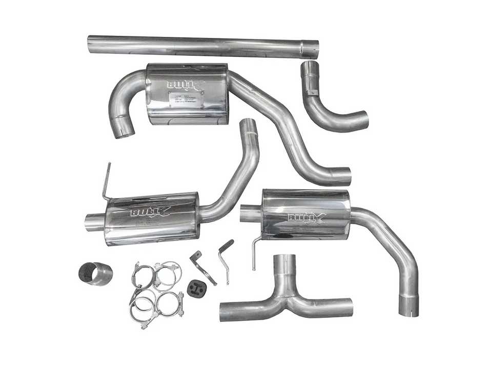 Bull-X Catback Exhaust System, 3" - Y-Style Skoda Octavia 5E RS 220, 230HP (with ECE) 