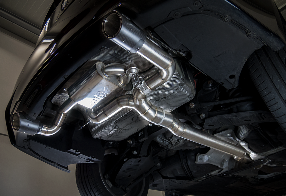 Ego-X Catback Exhaust System 3,5" - BMW 335i, 340i F30 F31 (ECE-hyväksynnällä)