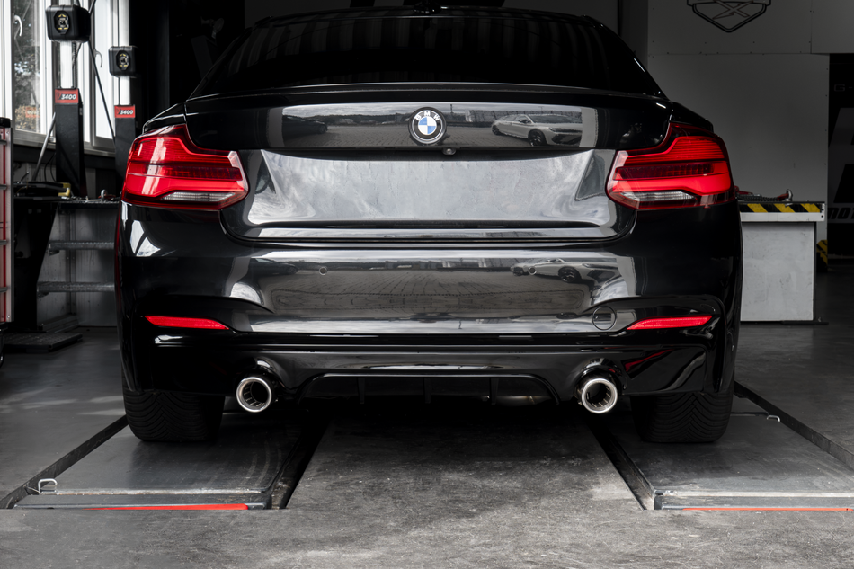 Ego-X Catback Exhaust System 3,5" - BMW F2X/F3X 220i/230i & 320i/330i & 420i/430i (ECE-hyväksynnällä)