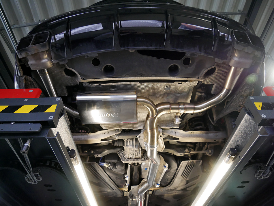 Ego-X Catback Exhaust System 3.5" - Mercedes A45 W176, CLA45 117, GLA45 AMG X156 (with ECE) 