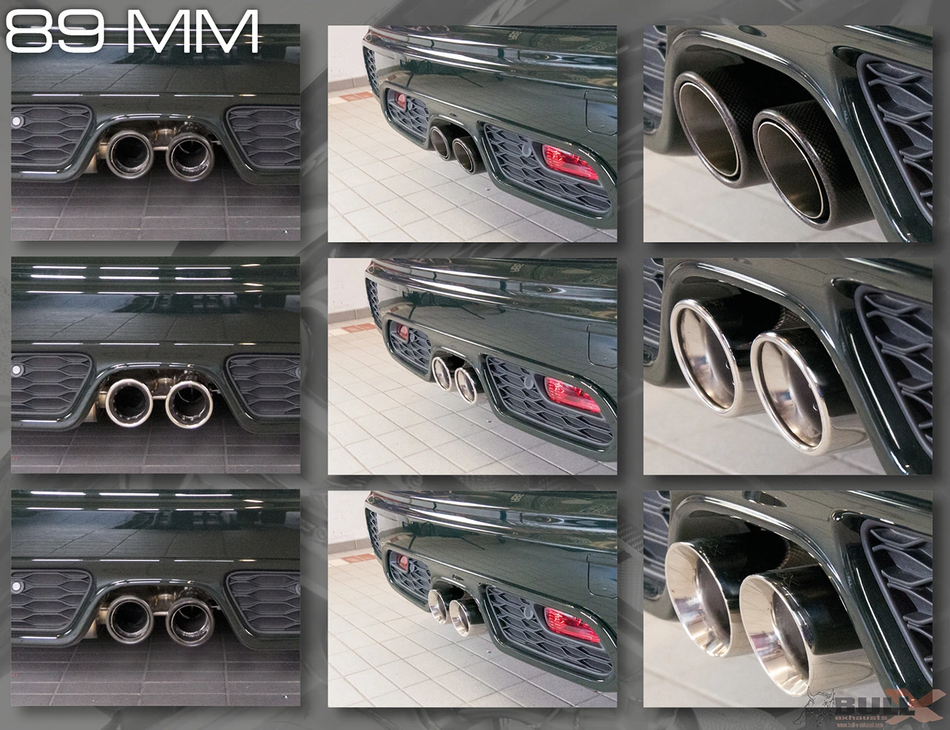 Ego-X Catback Exhaust System 3" - Mini Cooper S, JCW incl. GP F56 OPF (with ECE) 