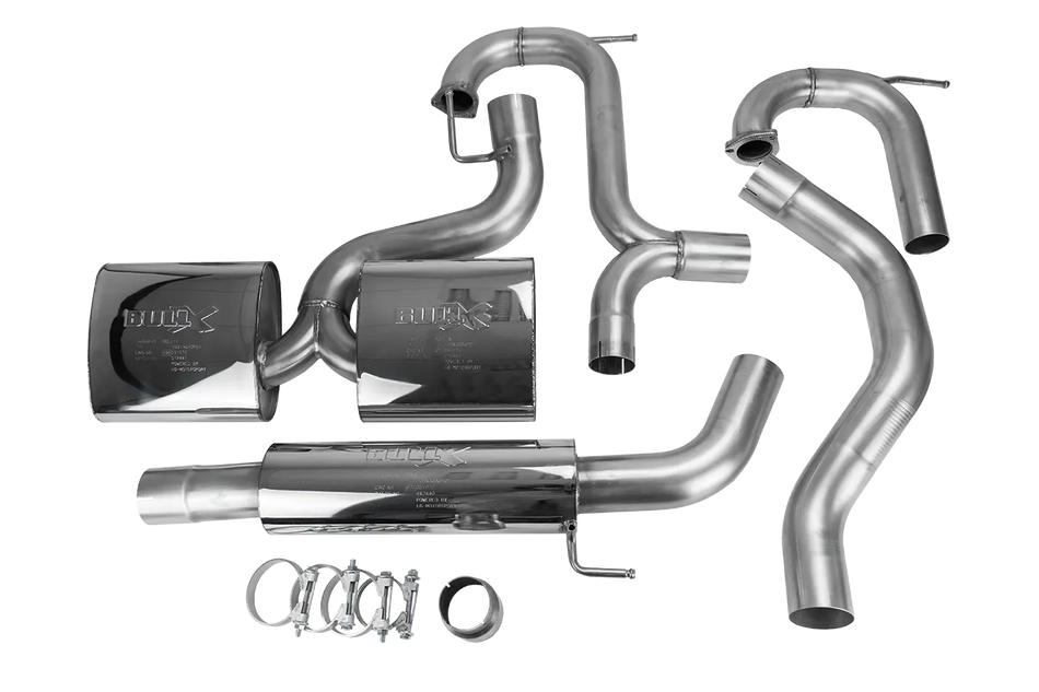 Bull-X ECE Catback Exhaust System 3" - Y-Style Opel Corsa D GSI/OPC 150/192HP (ECE-hyväksynnällä)
