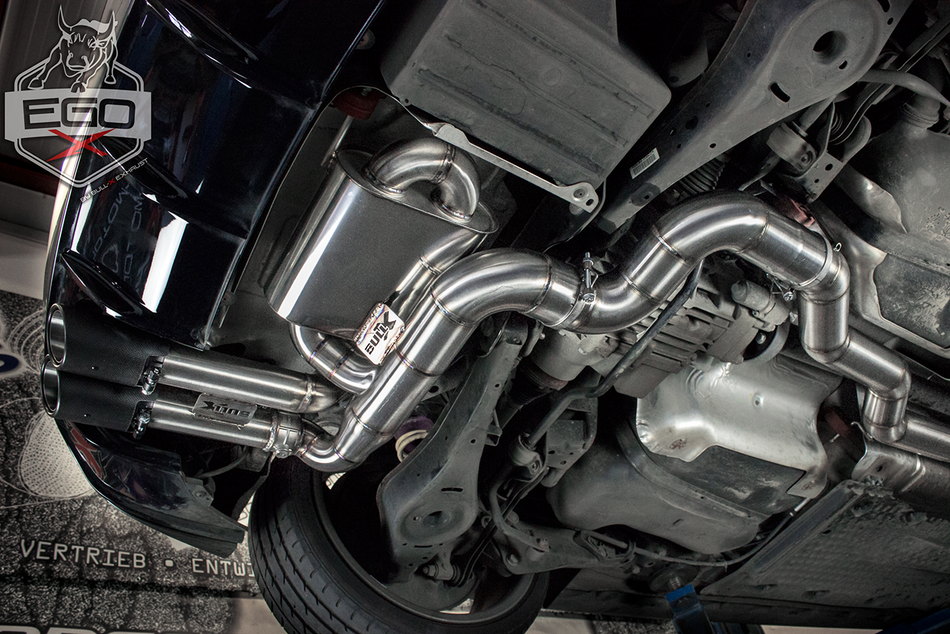 Ego-X Catback Exhaust System 3.5" - Audi S3 8P 256/265HP (with ECE) 