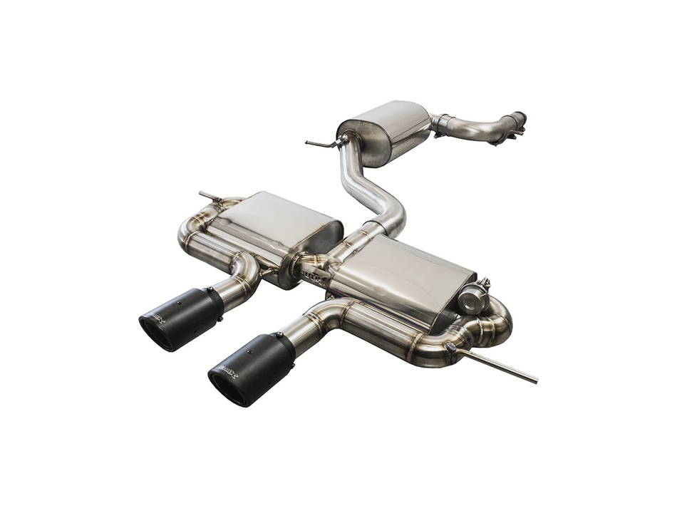 Ego-X Catback Exhaust System 3" - R32 Look Seat Leon 1P UK-Rear (with ECE) 