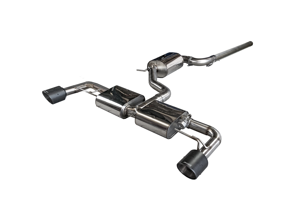 Bull-X / Ego-X Valved Catback Exhaust System 3" - VW Golf Mk7 GTI, CS, Leon 5F Cupra (with ECE) 