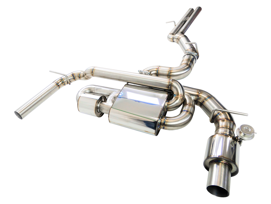 Ego-X Catback Exhaust System 3.5" - Audi RS3 8V 400HP (with ECE) 