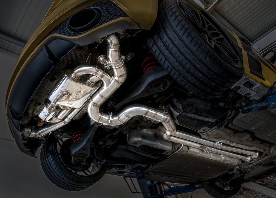 Ego-X Catback Exhaust System 3.5" - 3.5 Audi TTRS 8J 340/360HP 