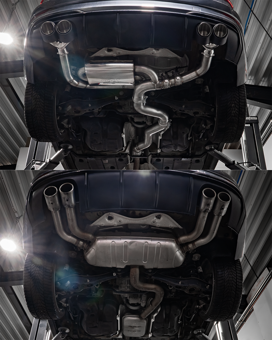 Ego-X Catback Exhaust System 3,5" - Audi S3 8V Facelift OPF 300HP (ECE-hyväksynnällä)