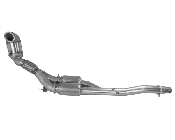 Bull-X ECE Downpipe - VAG 2.0 T(F)SI EA888 Gen.3 OPF (S3 8V, MK7 GTI/TCR) (*ECE-hyväksytty)