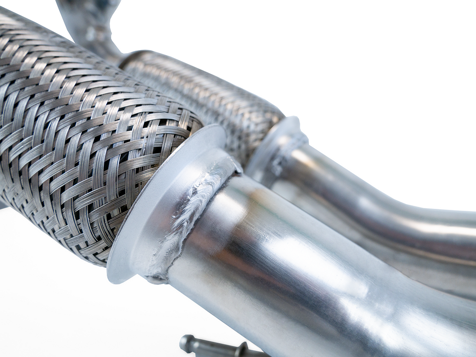 Bull-X Downpipe 2.5" - VAG 3.2 3.6 VR6 (Golf Mk5 R32, A3 8P, Passat 3C) 