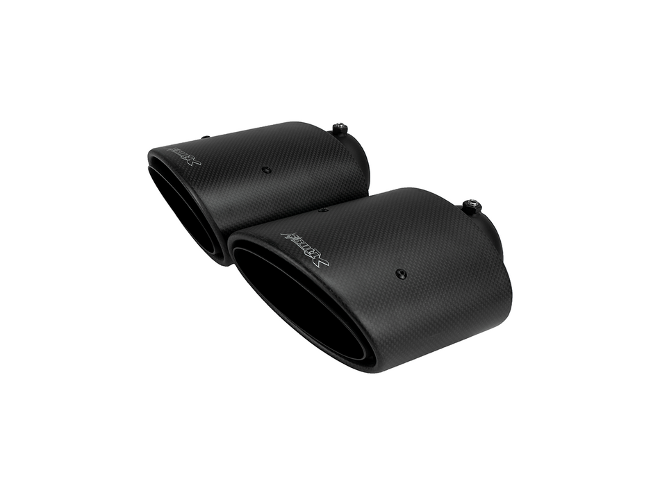 Bull-X Tail Pipe Set  - Type 20 Carbon Oval 145x90 (ø64mm)