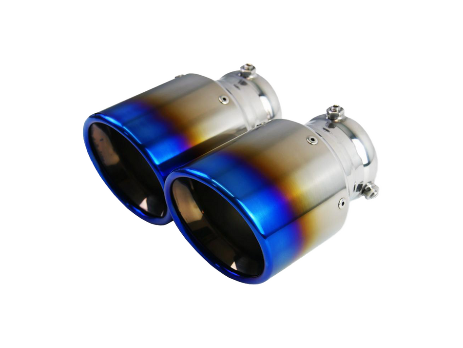 Bull-X Tail Pipe Set - Type 7 Titanium (ø64mm)
