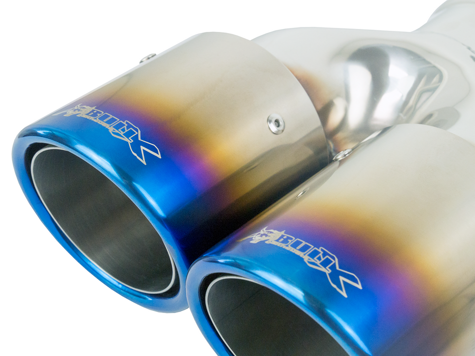 Bull-X Tail Pipe Set Y-Style  - Type 19 Titanium Offset Inclinded (ø64mm)
