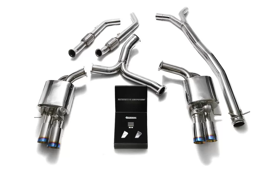Armytrix Valvetronic Exhaust System for BRABUS Diffuser - Mercedes-Benz C400, C450, C43 AMG W205 2015-2021