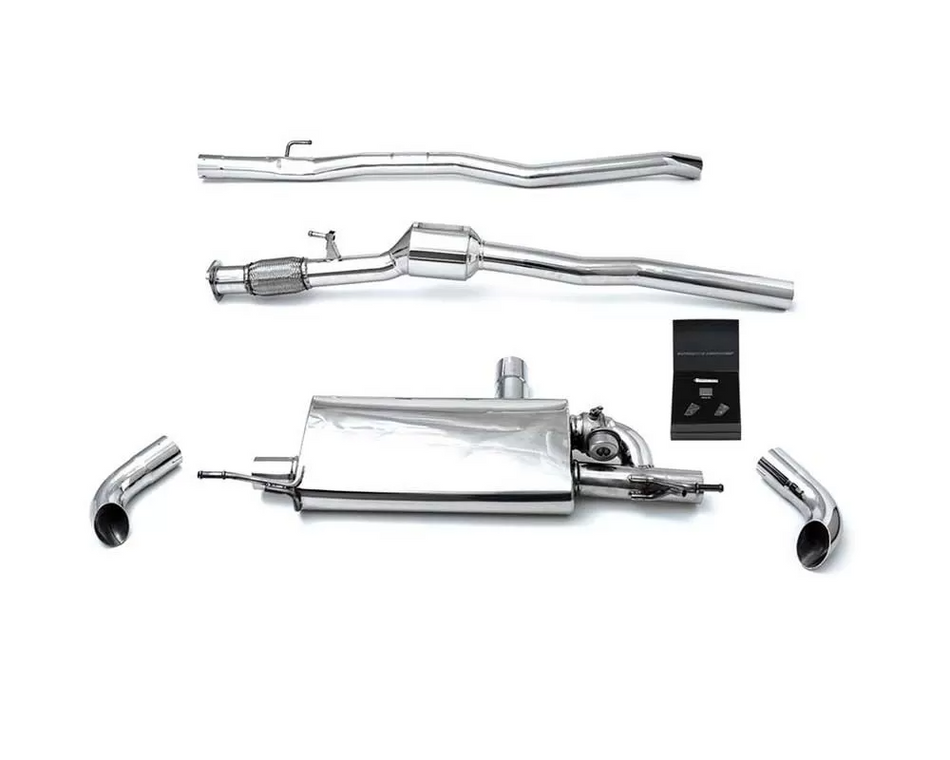 Armytrix Stainless Steel Valvetronic Catback Exhaust System Dual Carbon Tips - Mercedes-Benz GLB250 2.0L X247 2019+