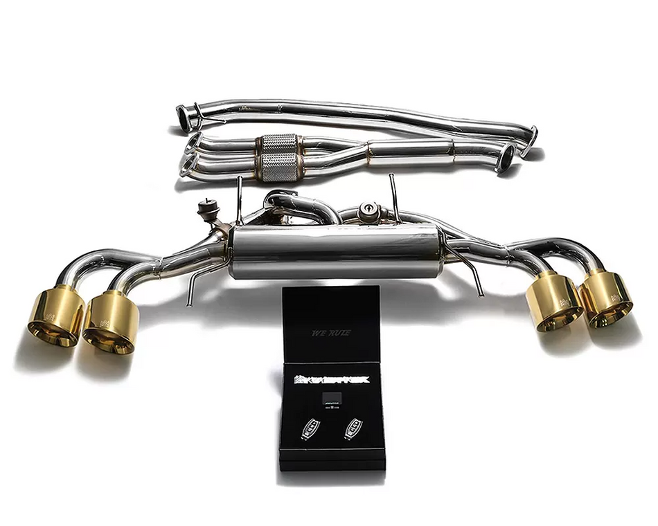 Armytrix Valvetronic 90mm Exhaust System w/Race Y-Pipe - Nissan GT-R R35 2009-2021