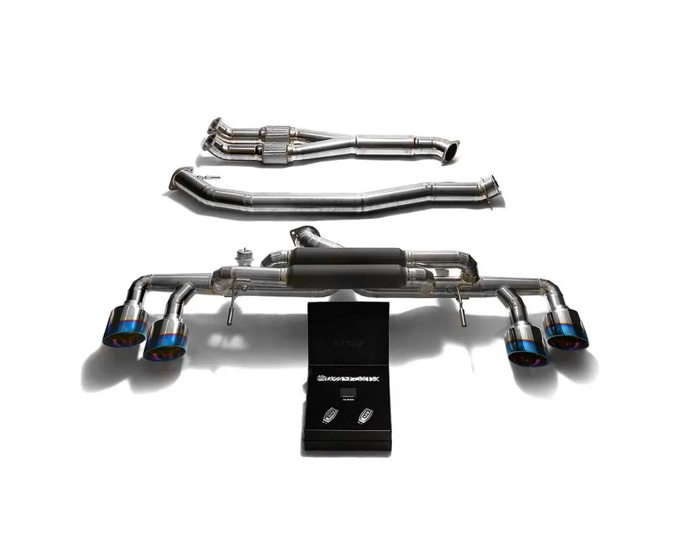 Armytrix Titanium Valvetronic 90mm Race Exhaust System w/Race Y-Pipe - Nissan GT-R R35 2007-2021