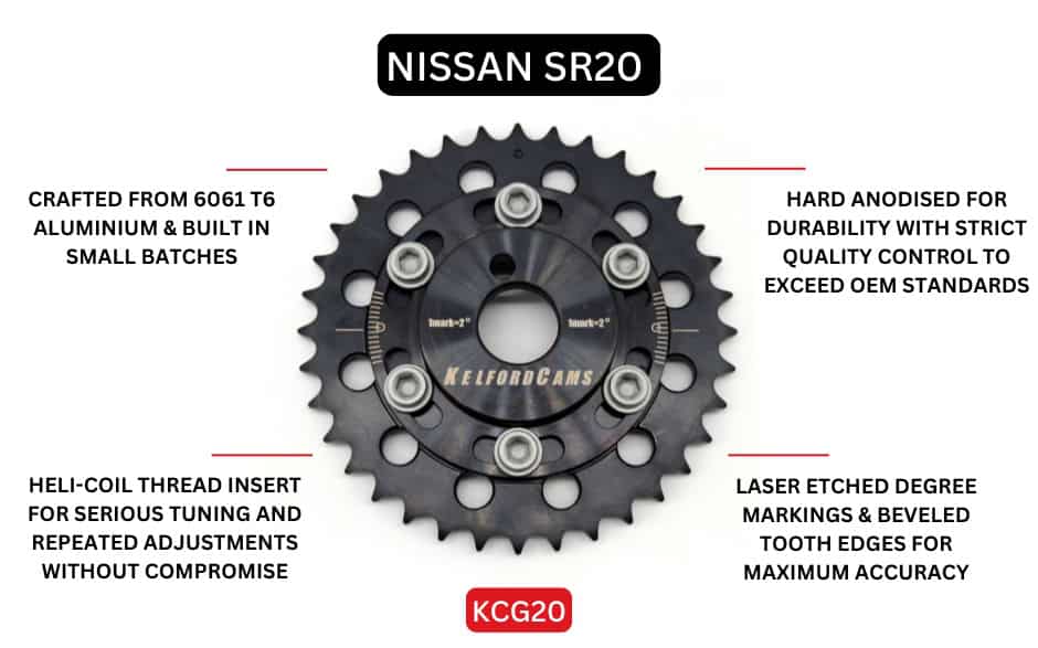 Kelford KCG20/1 | SR20 NVCS Exhaust Cam Gear