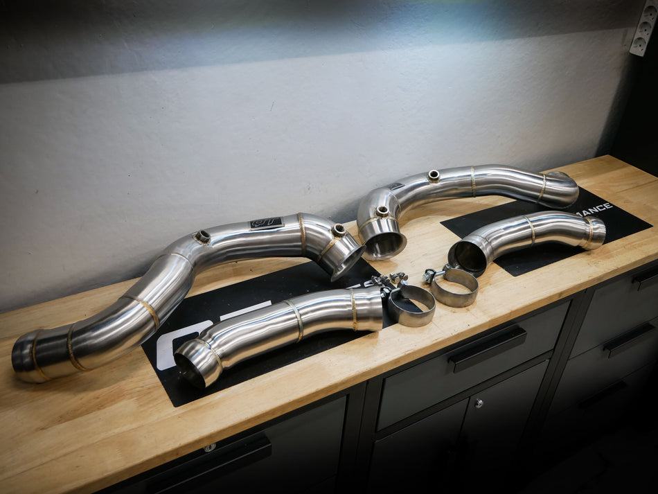 QT Downpipe Mercedes W205 C63 AMG 