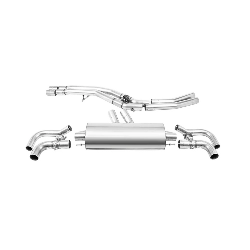 Milltek Front Pipe Back Exhaust - Audi RSQ8 2020-2025 OPF (ECE-hyväksytty)