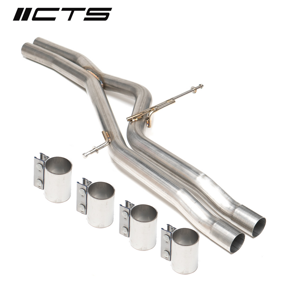 CTS Turbo Resonator Delete X-Pipe - Audi S4 B8/B8.5