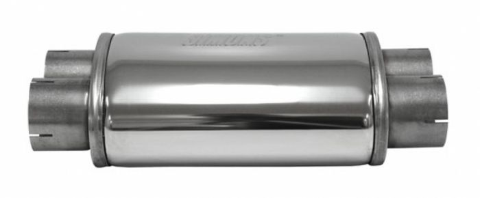 Simons Duo Äänenvaimennin Ovaali - 2x 76mm / 3" (312x220x140mm)