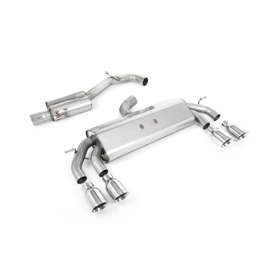 Milltek Cat Back Exhaust System - VW Golf R MK7.5 310HP (ECE-hyväksytty)