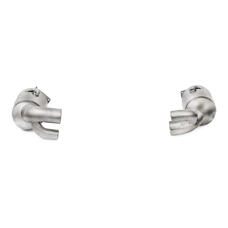 AKRAPOVIC Link Pipe Set w Cat (Stainless Steel) PORSCHE 911 Carrera / S / 4 / 4S / GTS (991.2)