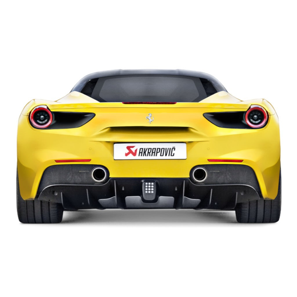 AKRAPOVIC Exhaus System Slip-On Line (Titanium) FERRARI 488 GTB / 488 Spider ECE Type Approval