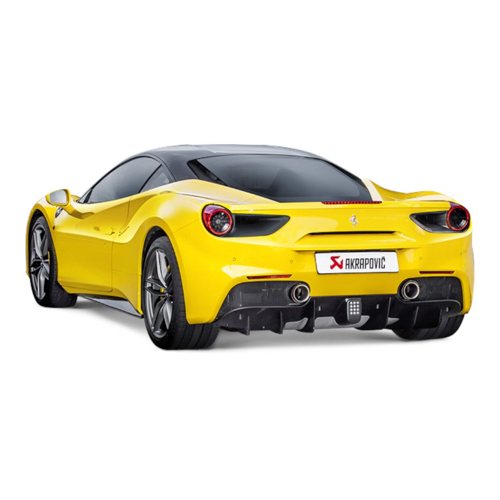 AKRAPOVIC Exhaus System Slip-On Line (Titanium) FERRARI 488 GTB / 488 Spider ECE Type Approval