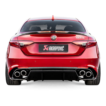 AKRAPOVIC Exhaust System Evolution Line (Titanium) ALFA ROMEO Giulia Quadrifoglio ECE Type Approval