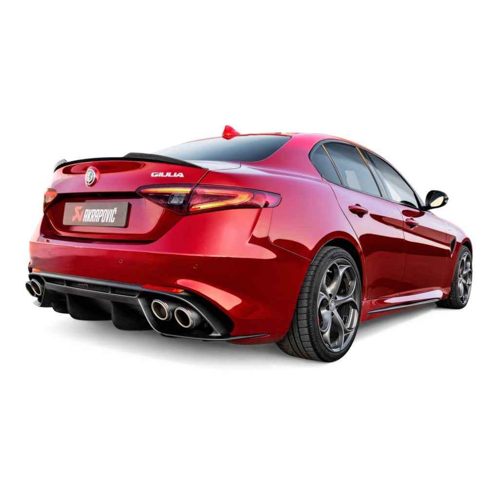 AKRAPOVIC Exhaust System Evolution Line (Titanium) ALFA ROMEO Giulia Quadrifoglio ECE Type Approval