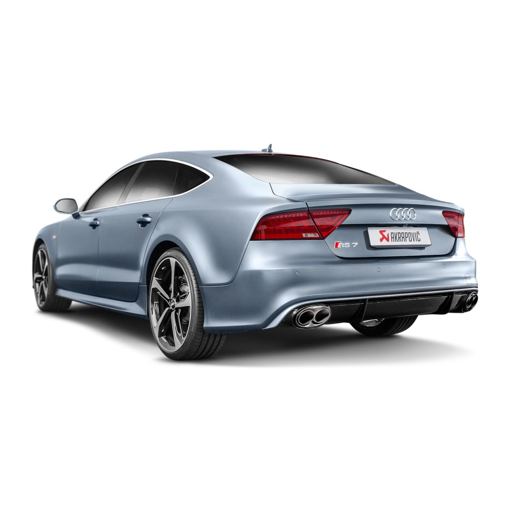 AKRAPOVIC Exhaust System Evolution Line (Titanium) AUDI RS7 Sportback (C7) ECE Type Approval