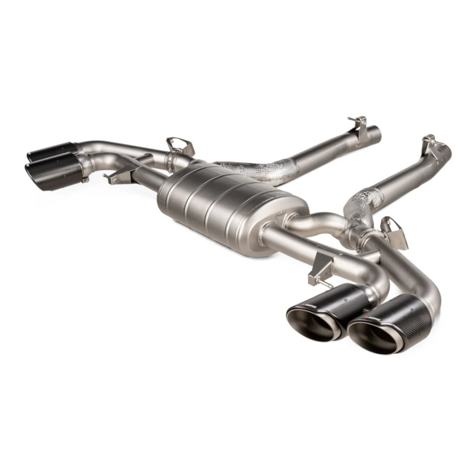 AKRAPOVIC Exhaust System Slip-On Line (Titanium) BMW X5M / X5M Competition (F95) / X6M / X6M Competition (F96) OPF/GPF 2021-2023