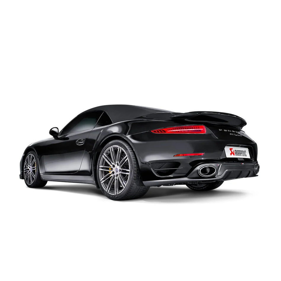AKRAPOVIC Exhaust System Slip-On Line (Titanium) PORSCHE 911 Turbo / Turbo S (991) ECE Type Approval