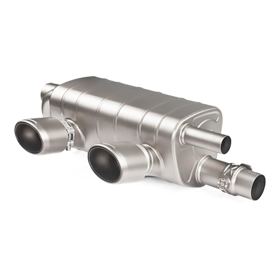 AKRAPOVIC Exhaust System Slip-On Line (Titanium) PORSCHE 911 Carrera / S / 4 / 4S / GTS (991.2) OE Non Sport Exhaust / ECE Type Approval Sale price