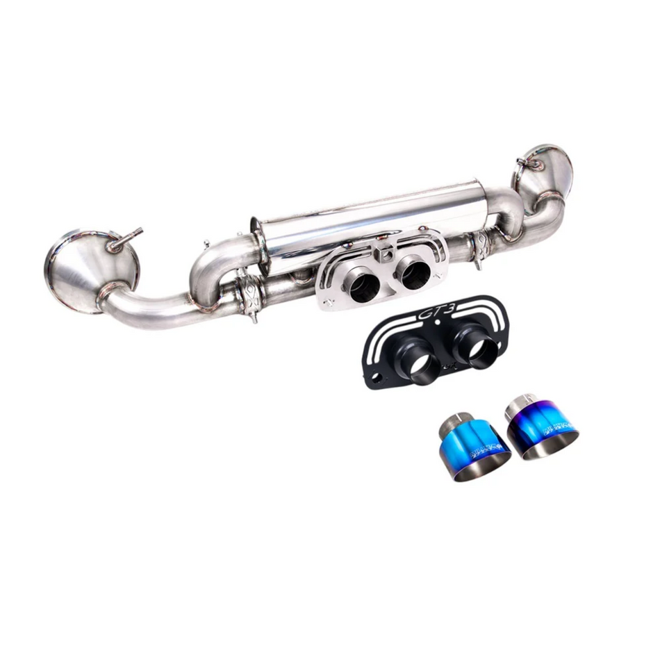 Milltek Rear Silencer Exhaust - Porsche 911 992.1 GT3 2021-2025