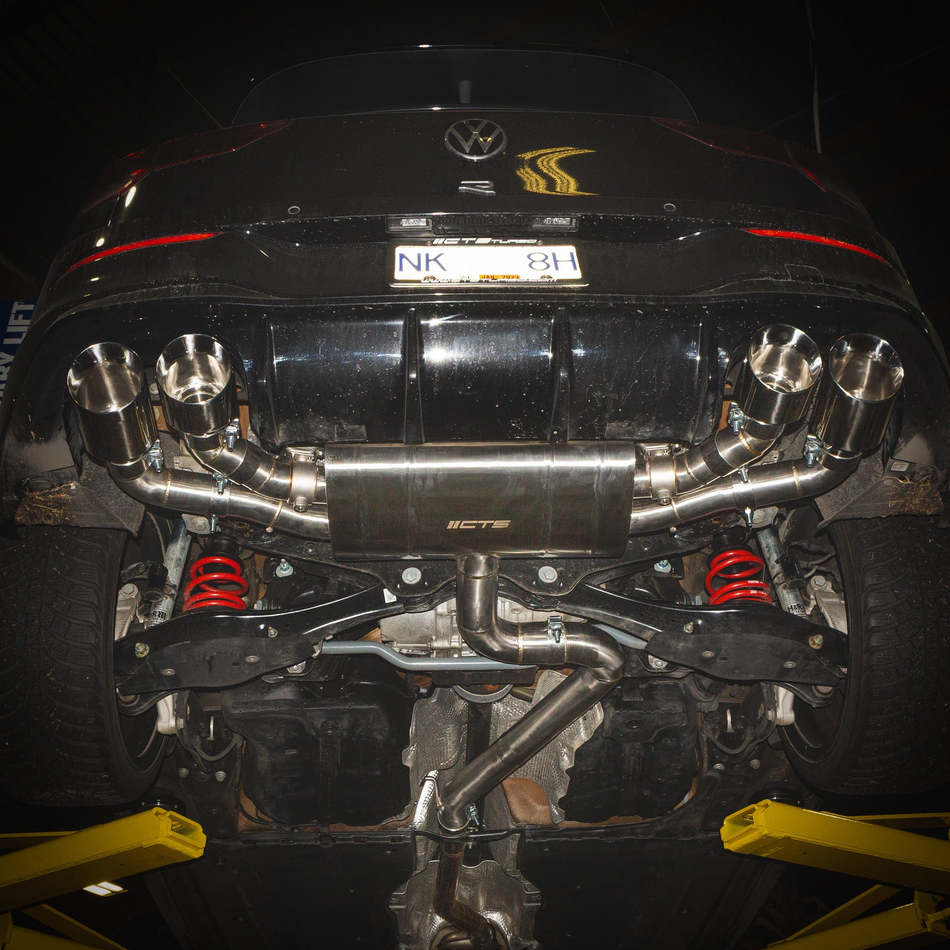 CTS Turbo Valved Catback Exhaust - VW Golf R MK8