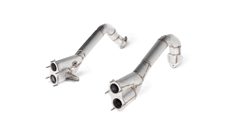 AKRAPOVIC Link pipe set (Titanium) PORSCHE Cayman GT4 (718)