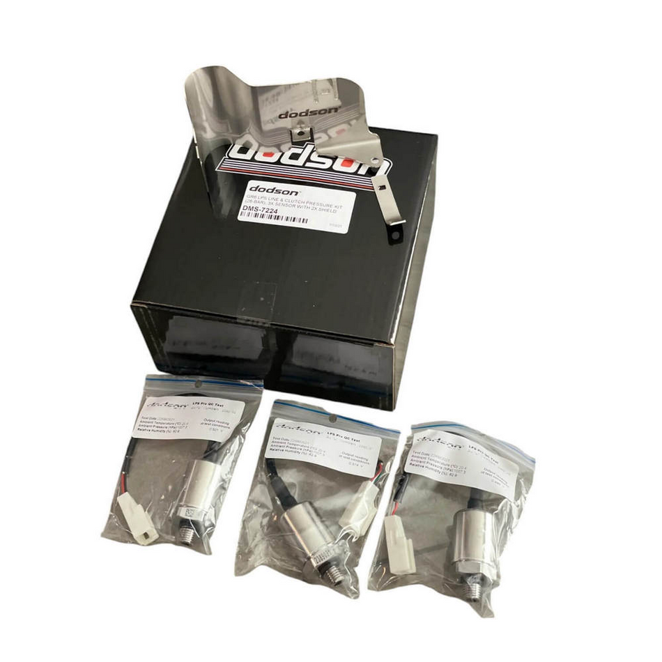 Dodson DMS-7224 LPS Line/Clutch Pressure Kit (3x Sensor with Shield and Bracket) - Nissan GT-R R35 2009+