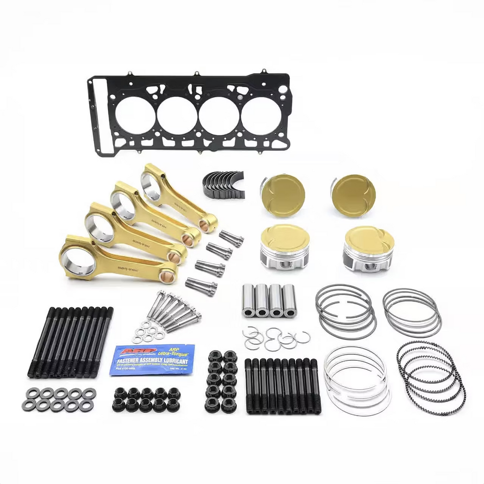 1.8 EA888 Forged Pistons &amp; Steel Connecting Rod High Boost ULTI Kit JE &amp; BAR-TEK®