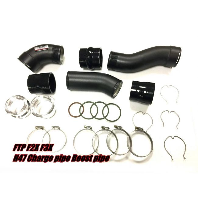 FTP Alumiininen Ahtoputki + Boost Pipe N47 F2x-F3x (18d, 20d)
