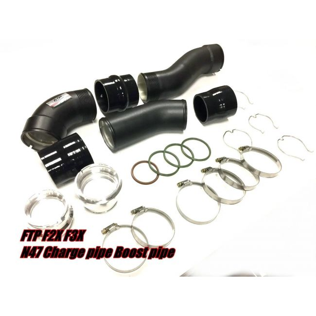 FTP Alumiininen Ahtoputki + Boost Pipe N47 F2x-F3x (18d, 20d)