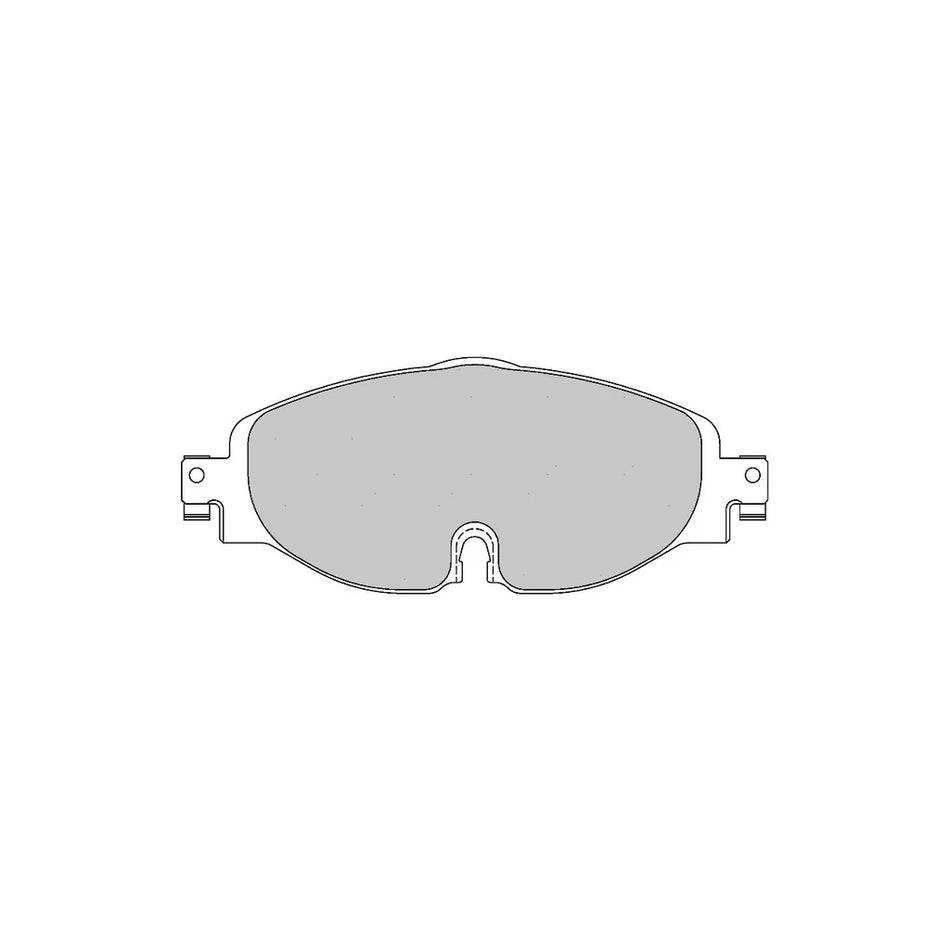 FERODO FCP4433H Etujarrupalat DS2500 VW Golf R / GTI / GTI Clubsport S (Mk7) / AUDI TT RS (FV3)