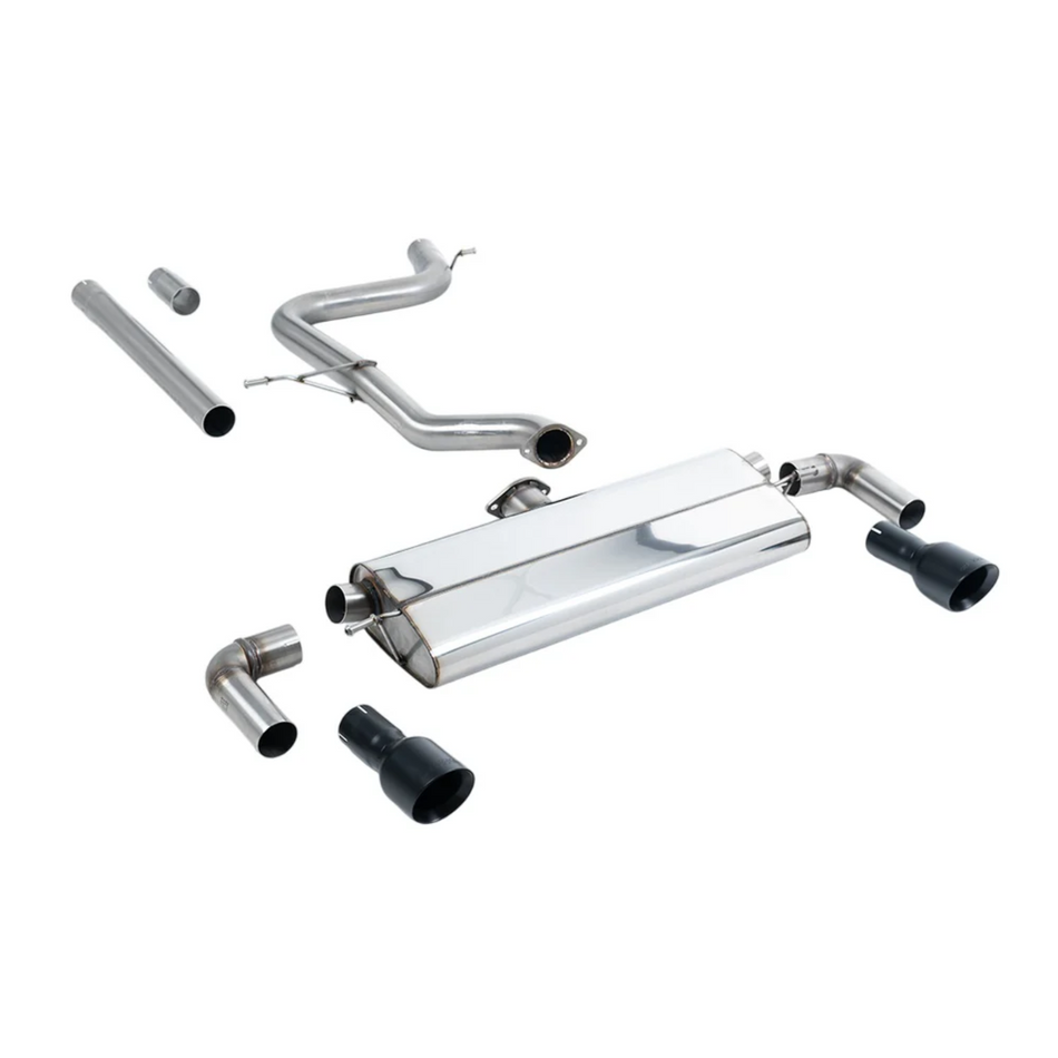 Milltek Cat Back Exhaust System - VW Golf MK7.5 1.5TSI Evo GT & R-Line OPF + Non-OPF (ECE-hyväksytty)