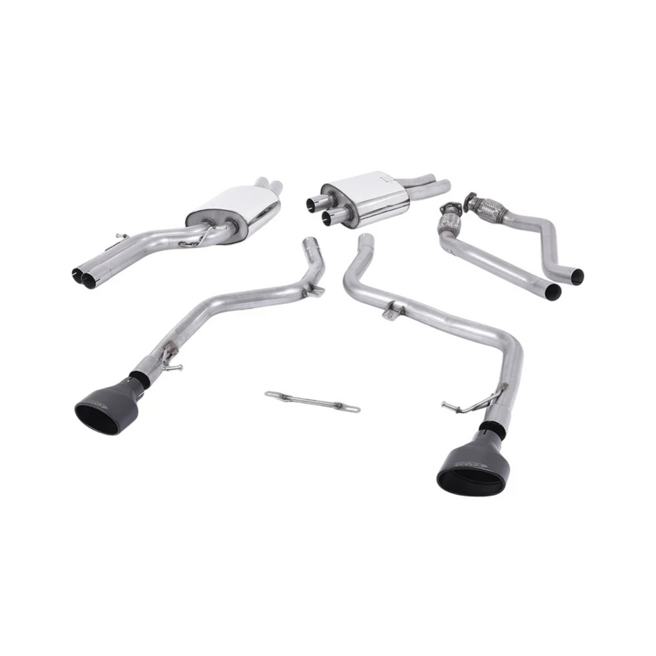 Milltek Cat Back Exhaust - Audi S4 B8 3.0 Supercharged V6 2009-2012 (ECE approved)
